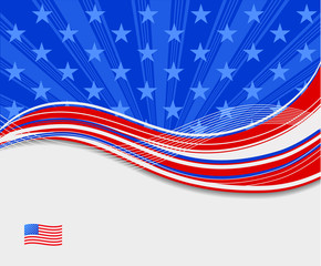 American flag independence day background