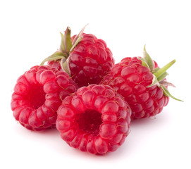 Ripe raspberries