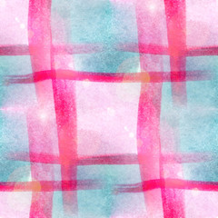 sun glare abstract seamless painted blue, pink watercolor backgr