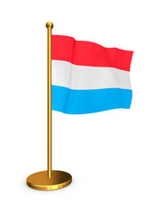 Poster - Flag of Luxembourg.