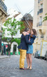 © Ekaterina Pokrovsky - Couple kissing in Paris on Montmartre