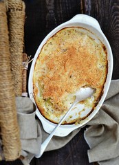 Wall Mural - Baked cabbage.