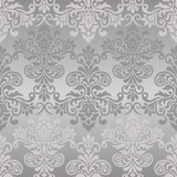 Seamless vintage pattern in grey