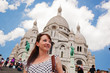 © Photocreo Bednarek - Girl near Sacre-Coeur Basilica. Paris, France
