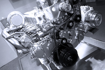 Brand new car engine