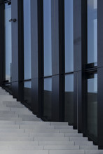 Modern Stairs Leading To Office Building
