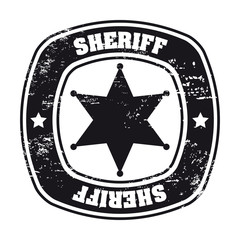 Wall Mural - sheriff seal