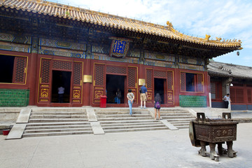 Canvas Print - Beijing, Lama Temple - Yonghe Gong Dajie