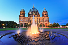 Berlin Cathedral At Night, Berlin, Germany