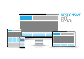 Aufkleber - High quality responsive web design vector eps10
