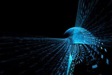 Blue abstract background