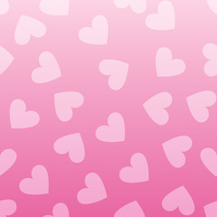 Wall Mural - seamless vintage pink heart pattern background.