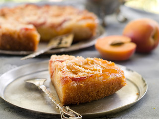 Wall Mural - apricot cake