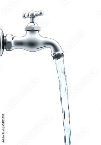 Fotografia  Wasserhahn Seitenansicht