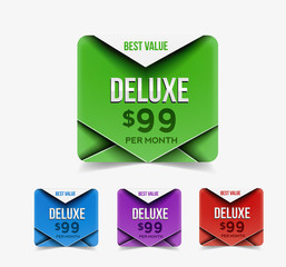 Wall Mural - Modern Price Menu Design Template