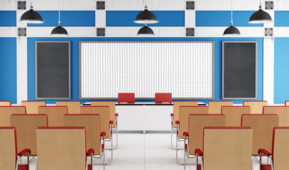 Wall Mural - Empty lecture hall