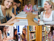 © WavebreakmediaMicro - Collage of students in the library