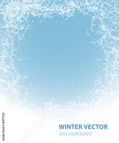 Fotografía Background with rime for winter holiday