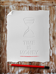 Wall Mural - time is money