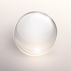 Poster - Glass ball  background