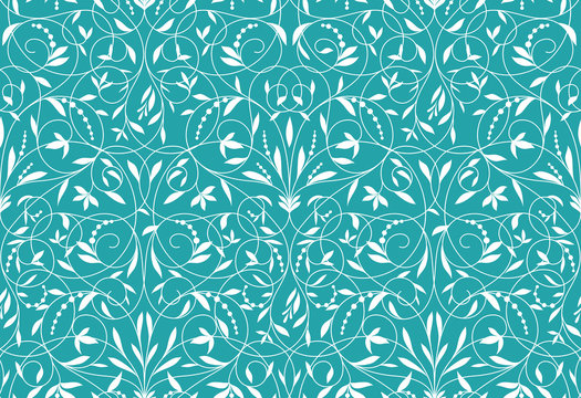 Fototapete -  - Seamless floral pattern