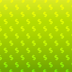 Seamless background with dollar signs