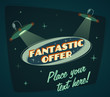 Fantastic offer. Cosmic space background