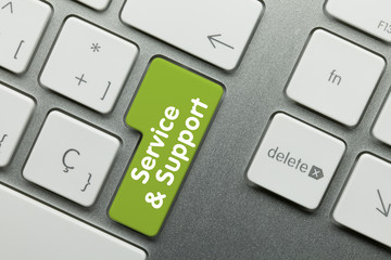 Sticker - Service & Support Keyboard key