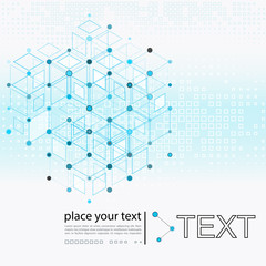 Poster - Molecule And Communication Background
