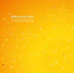 Poster - Molecule And Communication Background