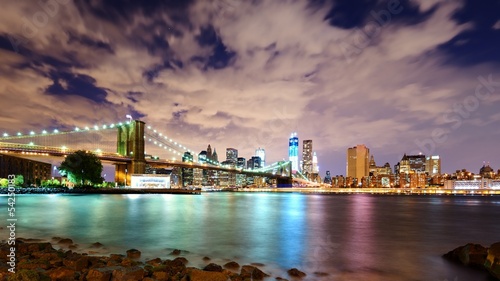 Naklejka na szafę Lower Manhattan Skyline