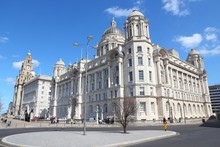 Liverpool, UK - Royal Liver Building And Port Authority