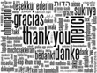 © Web Buttons Inc - THANK YOU Card (thanks gratitude appreciation message tag cloud)
