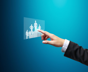 = pushing social network structure