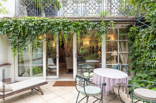 Fotografía Vintage mansion - veranda