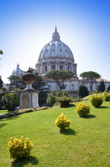 italy. rome. vatican. st peter's basilica.