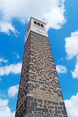 Canvas Print - dramatic bell tower