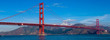 Panoramic View of Golden Gate Bridge in San Francisco 