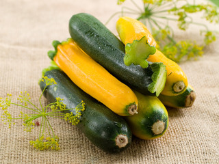 Wall Mural - Fresh zucchini