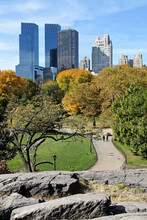 Manhattan Skyline From Central Park
