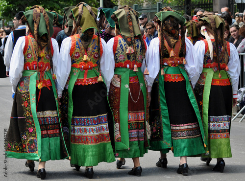 Valokuva  folklore sardo