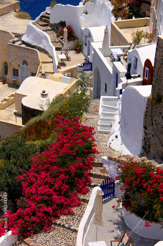 Nowoczesny obraz na płótnie Pejzaż pięknej greckiej wyspy