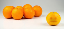 Sad Segregated Yellowish Orange