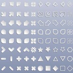 Sticker - set of modern design elements