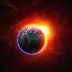 Wall Mural - planet earth in space
