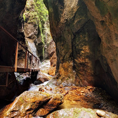 Canvas Print - Canyon in janosikove diery - Slovakia