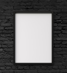 Wall Mural - white frame