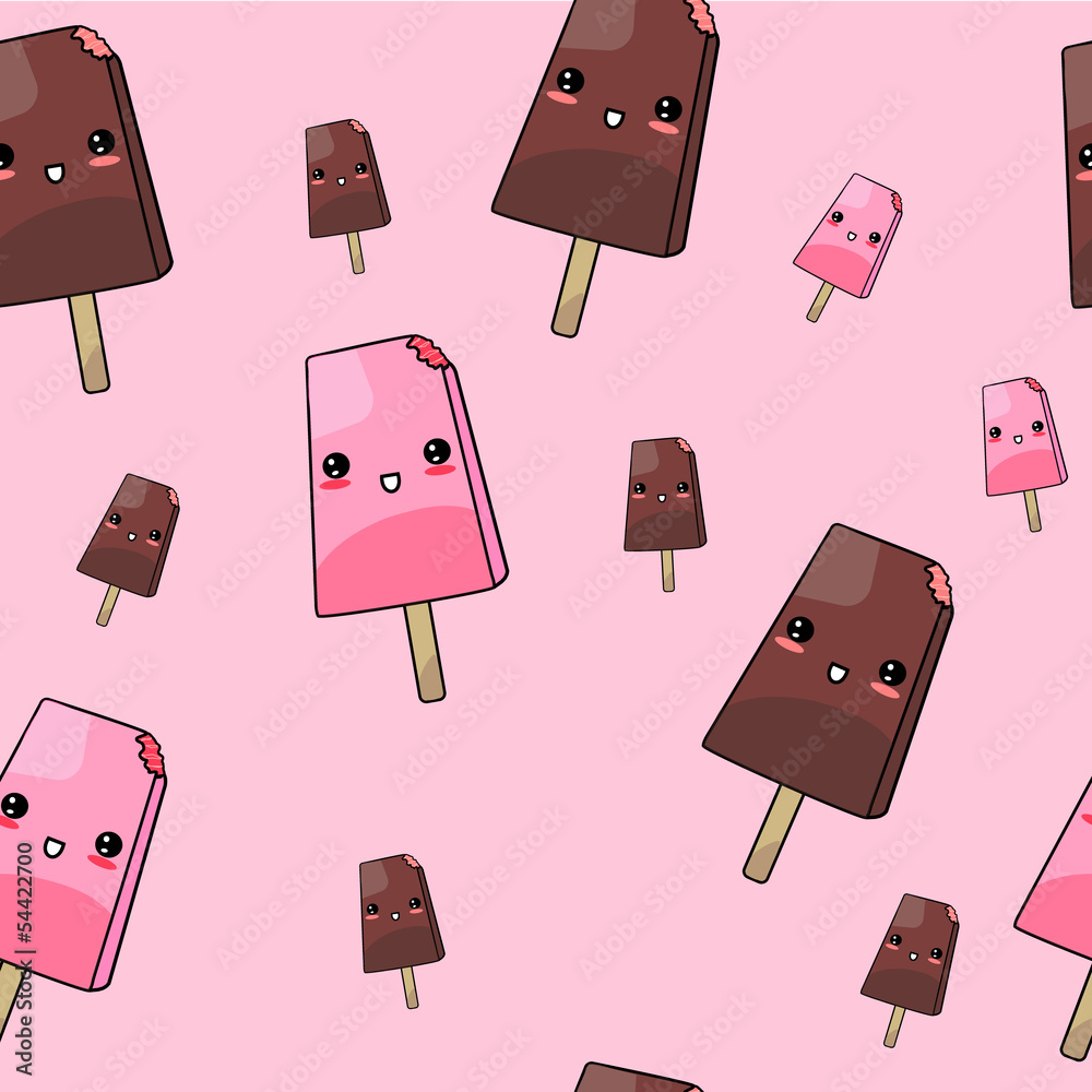 kawaii-lody-wzor
