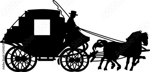 Kutsche Stock-Vektorgrafik | Adobe Stock