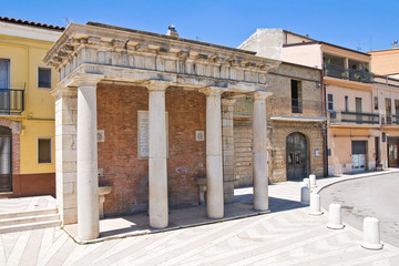 Wall Mural - Monumental fountain. Biccari. Puglia. Italy.